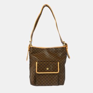Celine Brown Macadam Shoulder Bag, Shoulder Bags - Luxury Closet catalog