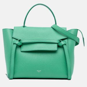 Celine Green Micro Grained Calfskin Belt Bag, Handbags - Luxury Closet catalog
