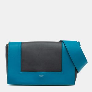Celine Black Blue Leather Frame Shoulder Bag, Shoulder Bags - Luxury Closet catalog