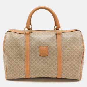 Celine Beige/Tan Coated Canvas Vintage Triomphe Duffel Bag, Handbags - Luxury Closet catalog