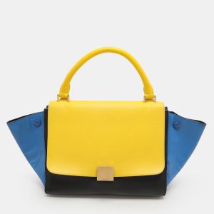 Celine Tricolor Leather Mini Trapeze Bag, Satchels - Luxury Closet catalog