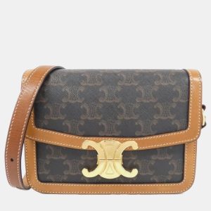 Celine Leather Teen Triomphe Shoulder Bag, Shoulder Bags - Luxury Closet catalog