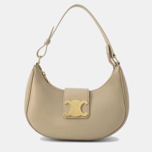 Celine Beige Leather Medium Ava One Shoulder Bag, Shoulder Bags - Luxury Closet catalog