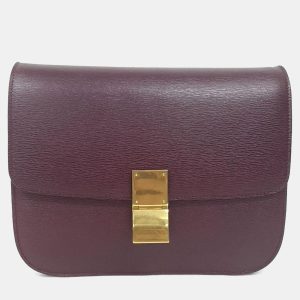 Celine Purple Classic Leather Box Bag, Handbags - Luxury Closet catalog