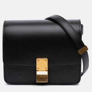 Celine Black Small Calfskin Classic Box, Shoulder Bags - Luxury Closet catalog