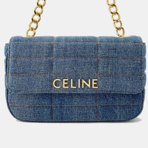 Celine Blue Denim Chain Shoulder Bag, Handbags - Luxury Closet catalog