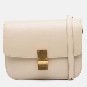 Celine Medium Calfskin Classic Box, Shoulder Bags - Luxury Closet catalog