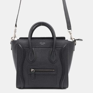 Celine Luggage Shopper Nano Black Leather Tote Bag, Handbags - Luxury Closet catalog