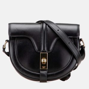 Celine Black Small Calfskin Besace 16 Crossbody, Shoulder Bags - Luxury Closet catalog