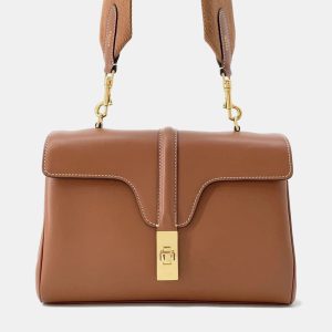 Celine Teen Soft 16 Tan Leather Shoulder Bag, Handbags - Luxury Closet catalog