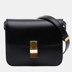 Celine Black Teen Calfskin Classic Box, Shoulder Bags - Luxury Closet catalog