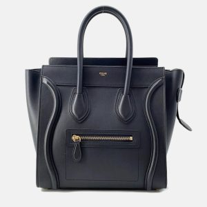 Celine Luggage Shopper Black Leather Size Micro, Handbags - Luxury Closet catalog