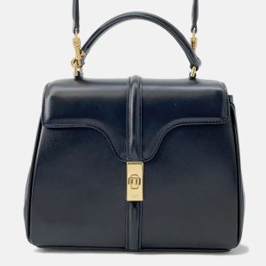 Celine 16 Mini Black Leather Handbag, Satchels - Luxury Closet catalog