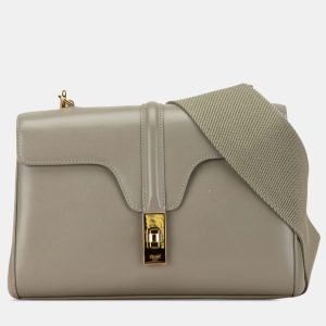 Celine Green Teen Smooth Calfskin Soft 16 Crossbody, Shoulder Bags - Luxury Closet catalog