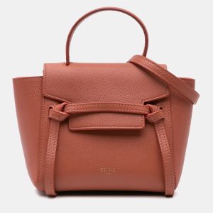 Celine Orange Pico Grained Calfskin Belt Bag, Satchels - Luxury Closet catalog