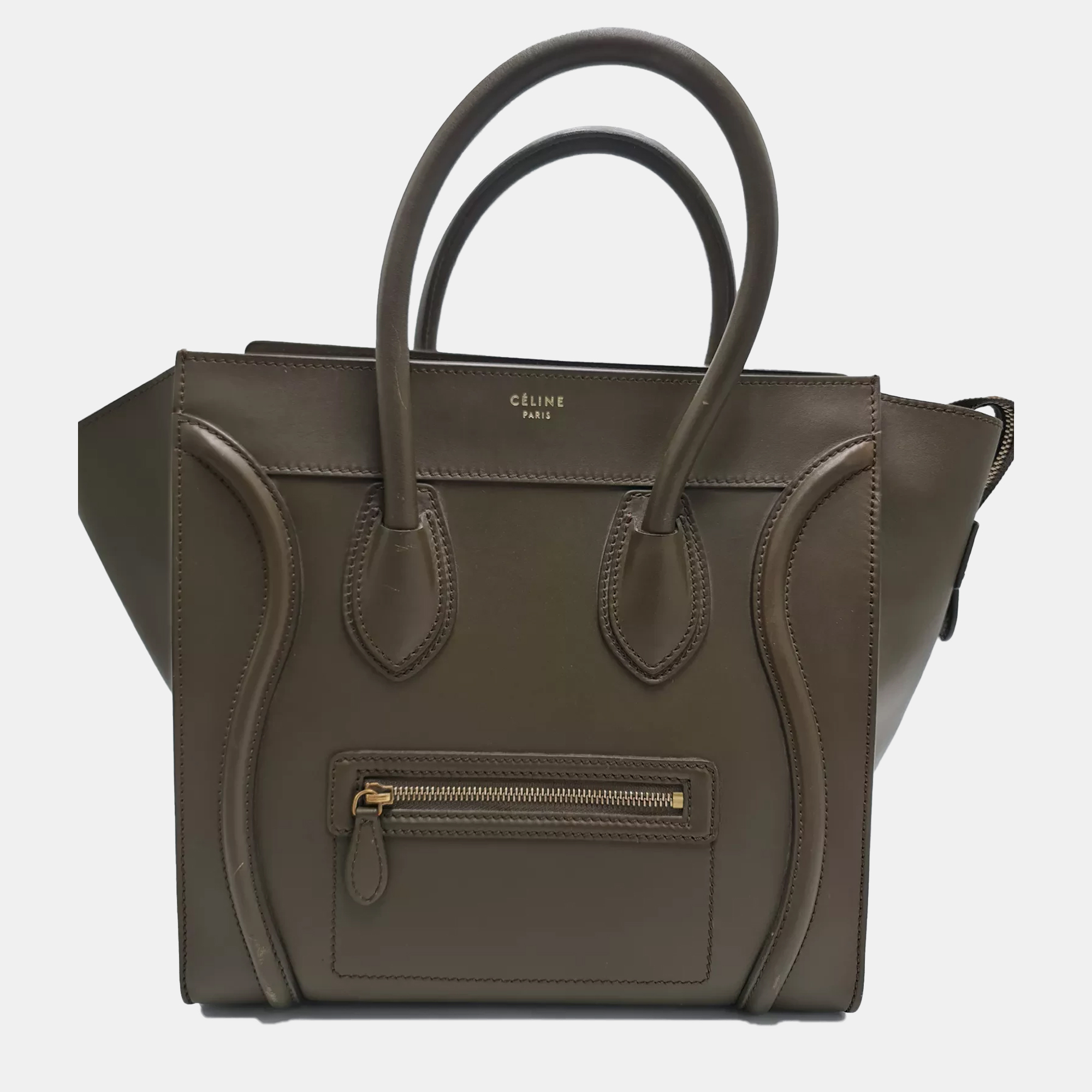 Celine Phantom Luggage Medium Green Leather Tote Bag, Tote Handbags - Luxury Closet catalog