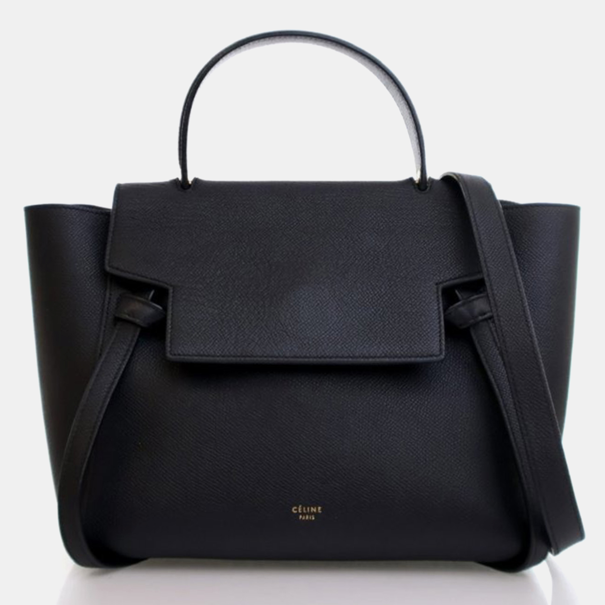 Celine Belt Micro Black Calfskin Handbag, Satchels - Luxury Closet catalog