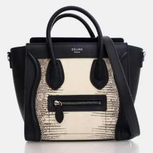 Celine Luggage Nano Lizard Leather Tote Bag, Satchels - Luxury Closet catalog