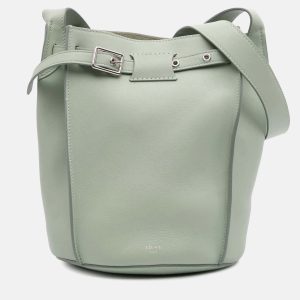 Celine Green Leather Big Bag Bucket Crossbody, Shoulder Bags - Luxury Closet catalog