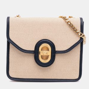 Celine Beige Brown Canvas Sulky Clutch With Chain, Shoulder Bags - Luxury Closet catalog