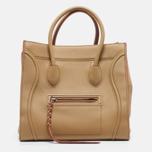 Celine Tan Leather Medium Phantom Luggage Tote, Tote Handbags - Luxury Closet catalog