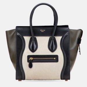 Celine Multicolor Micro Leather Luggage Tote, Tote Handbags - Luxury Closet catalog