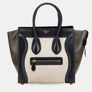 Celine Multicolor Micro Leather Luggage Tote, Tote Handbags - Luxury Closet catalog