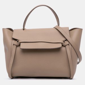 Celine Brown Mini Leather Belt Bag Satchel, Satchels - Luxury Closet catalog