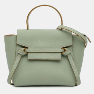 Celine Green Nano Grained Calfskin Belt Bag, Satchels - Luxury Closet catalog
