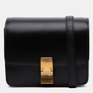 Celine Black Small Calfskin Classic Box, Shoulder Bags - Luxury Closet catalog