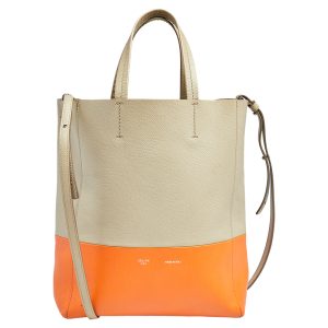 Celine Multicolor Grained Leather Small Vertical Cabas Tote, Tote Handbags - Luxury Closet catalog