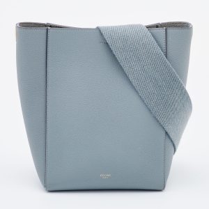 Celine Grey Leather Small Sangle Bucket Bag, Handbags - Luxury Closet catalog