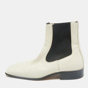Celine White Leather Square Toe Ankle Boots Size 36, Boots - Luxury Closet catalog