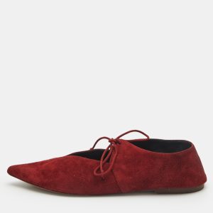 Celine Burgundy Suede Babouche Ballet Flats Size 38, Flats - Luxury Closet catalog