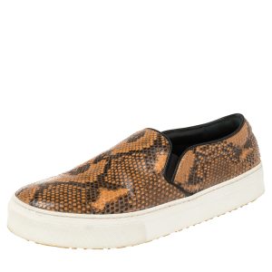 Celine Multicolor Python and Leather Slip On Sneakers Size 38, Athletic Shoes & Sneakers - Luxury Closet catalog
