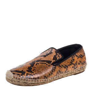 Celine Two Tone Python Leather Flat Espadrilles Size 37, Flats - Luxury Closet catalog