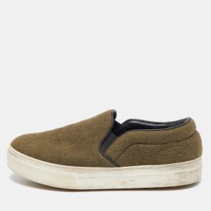 Celine Green Fur Slip On Sneakers Size 38, Athletic Shoes & Sneakers - Luxury Closet catalog