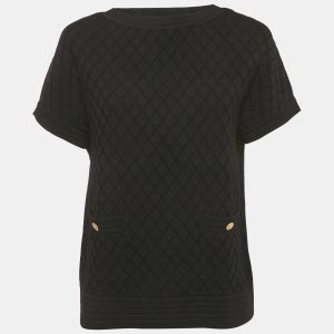 CH Carolina Herrera Black Diamond Knit Top XS, Shirts & Tops - Luxury Closet catalog