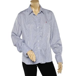 CH Carolina Herrera Blue Striped Cotton Button Front Shirt XL, Shirts & Tops - Luxury Closet catalog