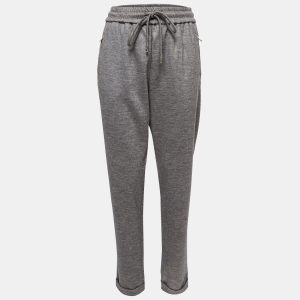 CH Carolina Herrera Grey Wool Elasticized Waist Trousers L, Clothing - Luxury Closet catalog
