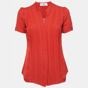 CH Carolina Herrera Red Silk Top S, Shirts & Tops - Luxury Closet catalog