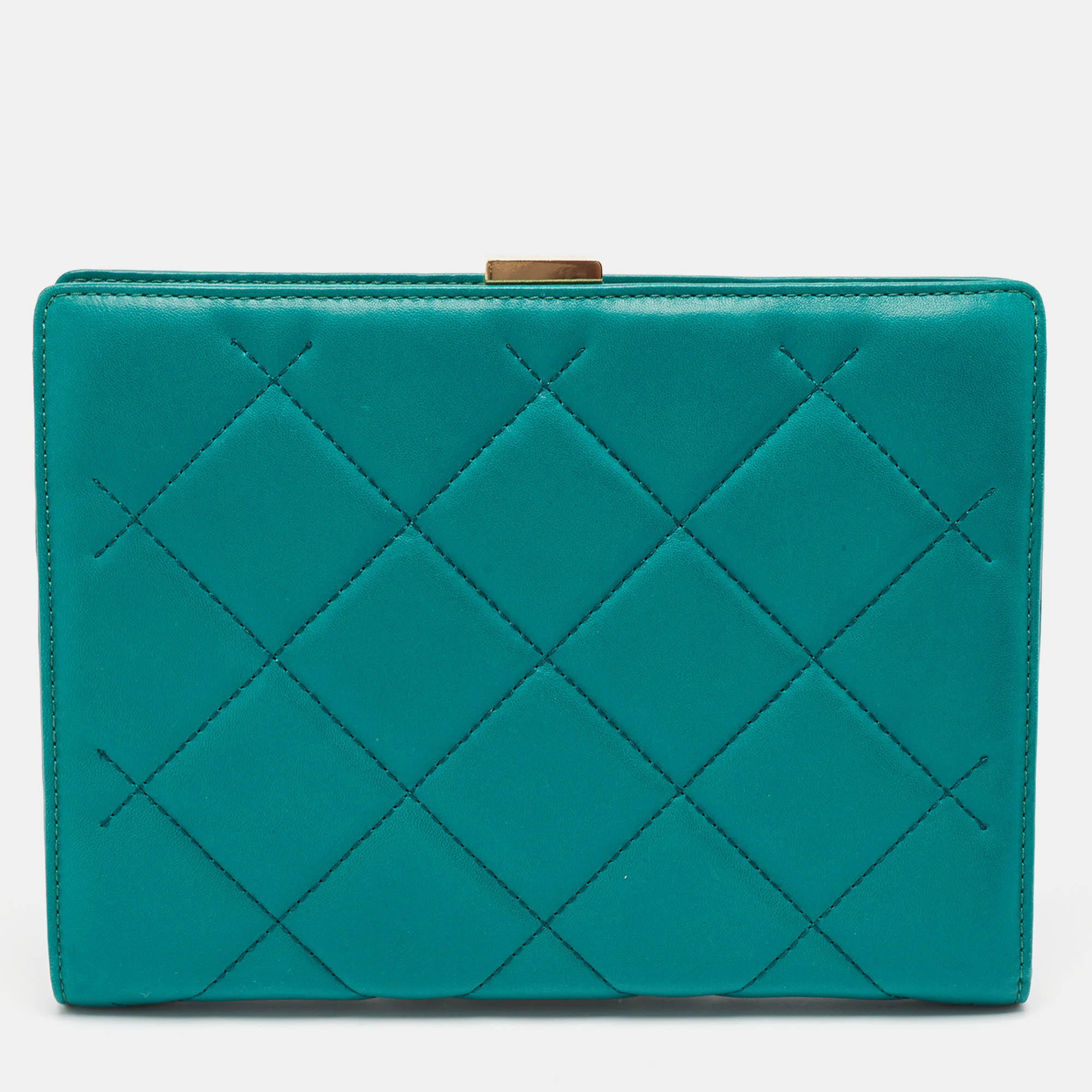CH Carolina Herrera Green Quilted Leather Frame Chain Clutch, Clutches & Special Occasion Bags - Luxury Closet catalog
