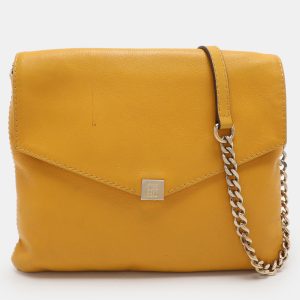 CH Carolina Herrera Yellow Leather Flap Shoulder Bag, Shoulder Bags - Luxury Closet catalog