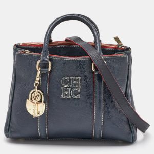 CH Carolina Herrera Navy Blue Leather Matteo Tote, Tote Handbags - Luxury Closet catalog