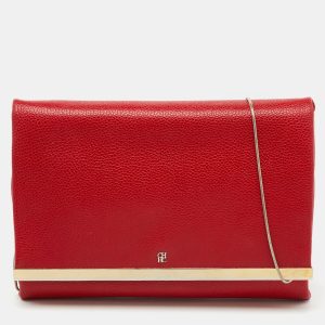 CH Carolina Herrera Red Leather Flap Chain Shoulder Bag, Shoulder Bags - Luxury Closet catalog