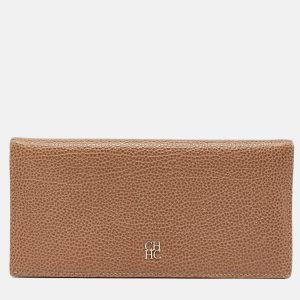 CH Carolina Herrera Beige Leather Long Bifold Wallet, Wallets & Money Clips - Luxury Closet catalog