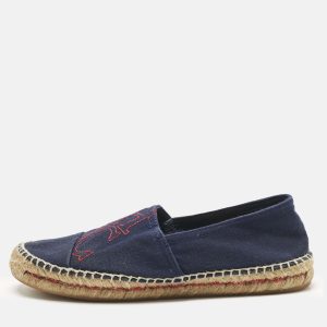 CH Carolina Herrera Navy Blue Canvas Espadrille Flats Size 37, Flats - Luxury Closet catalog
