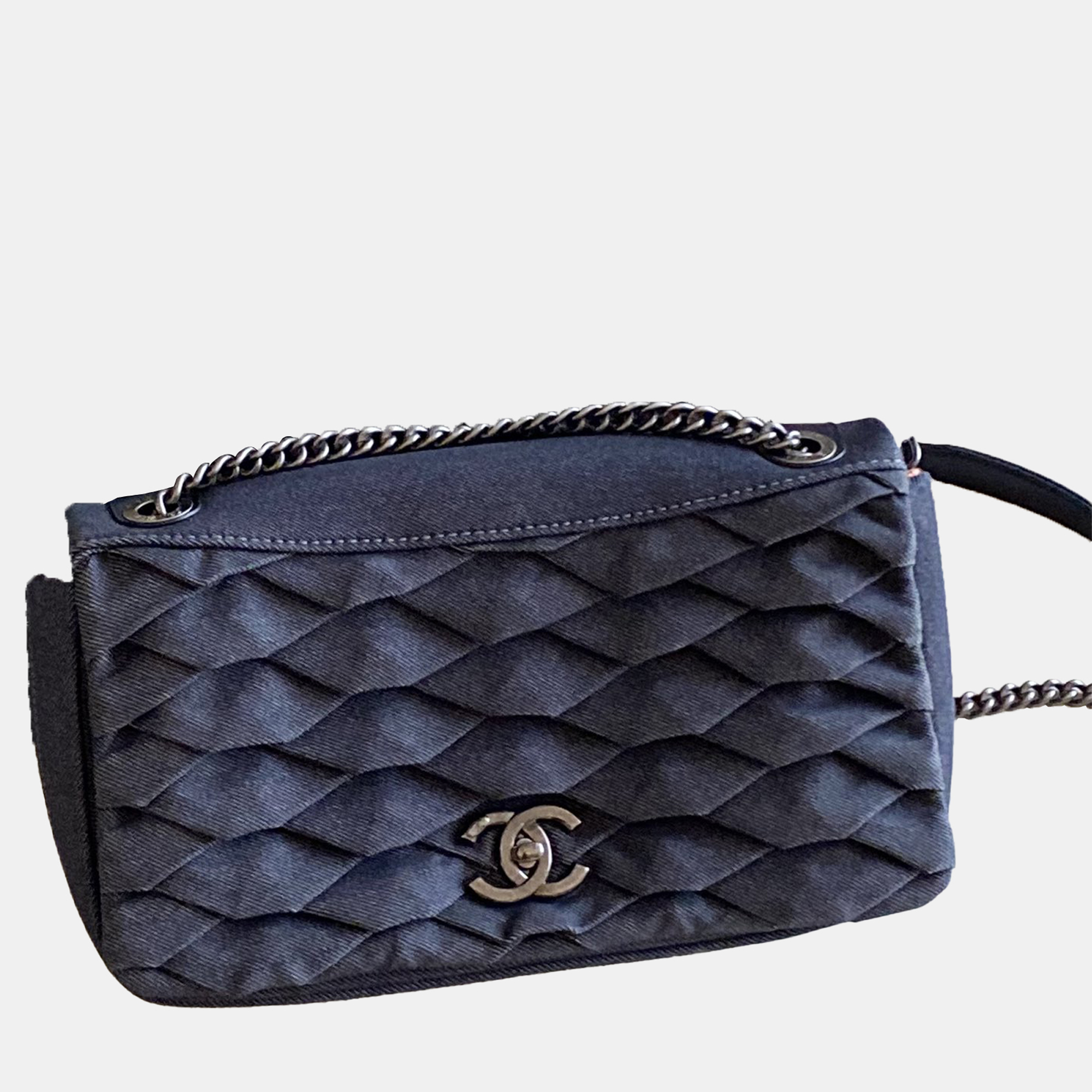 Chanel Scale Effect Denim Small CC Flap Bag, Shoulder Bags - Luxury Closet catalog