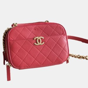 Chanel Red Camera Bag, Shoulder Bags - Luxury Closet catalog