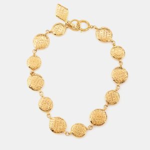 Chanel Logo Gold Tone Necklace, Jewelry - Luxury Closet catalog